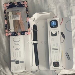 Apple Smartwatch with Black Band